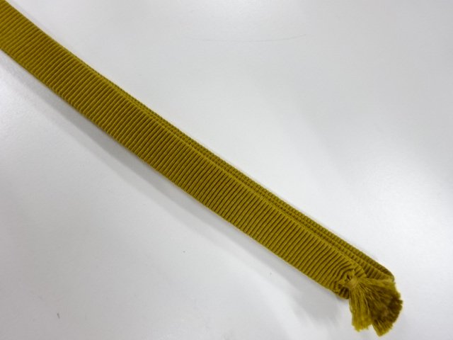  未使用品　正絹　帯留め用　手組三分紐